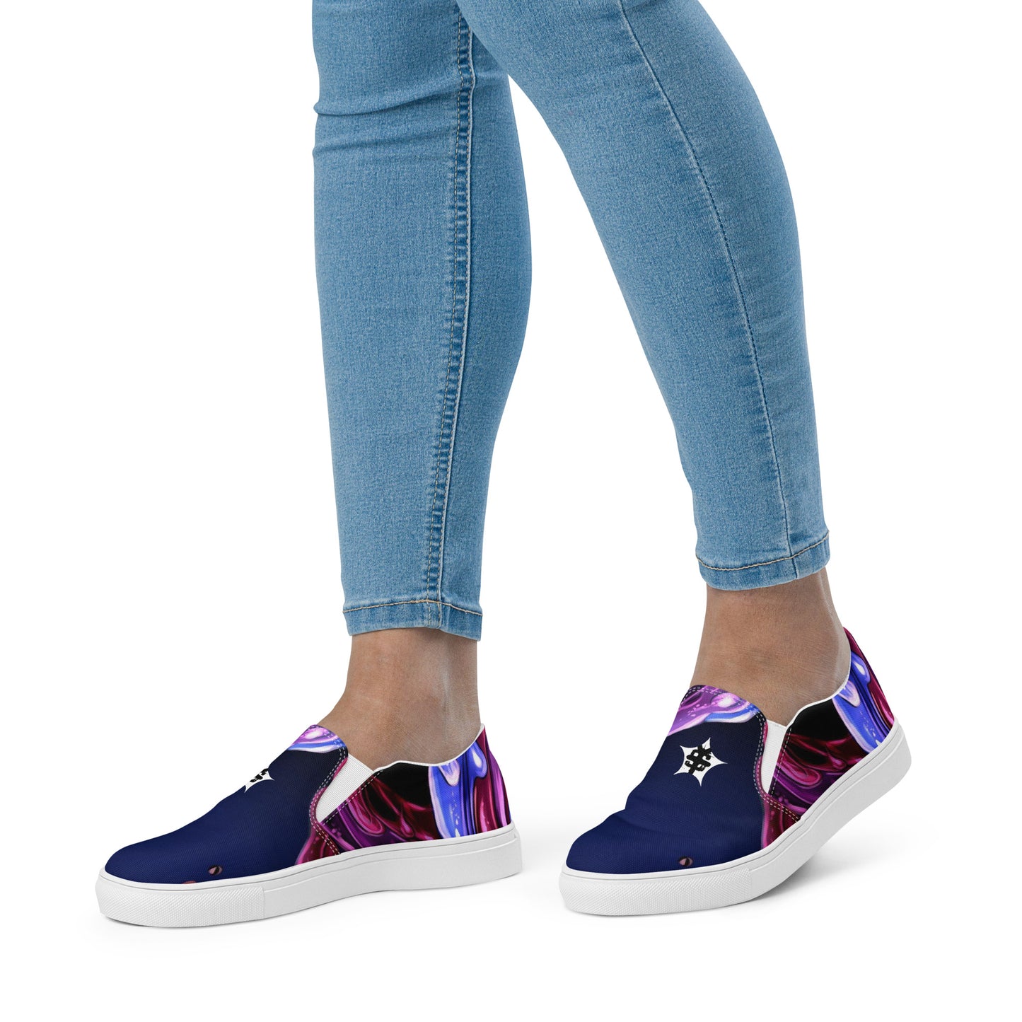 SUPA PINK Women’s slip-on canvas shoes