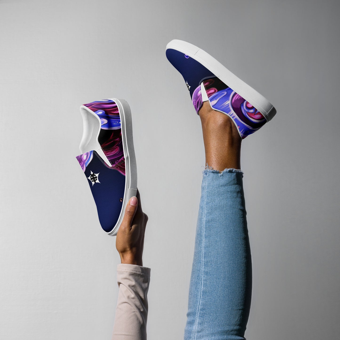 SUPA PINK Women’s slip-on canvas shoes